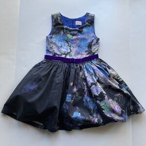 Zoe Midnight Flowers Dress